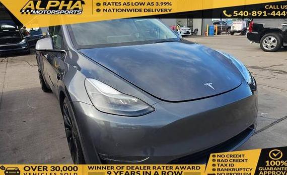 TESLA MODEL Y 2022 7SAYGDEF8NF451899 image
